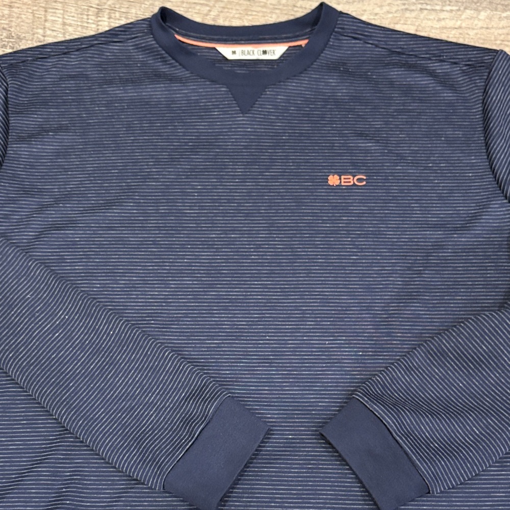 BC Navy Striped Men's Sweatshirt